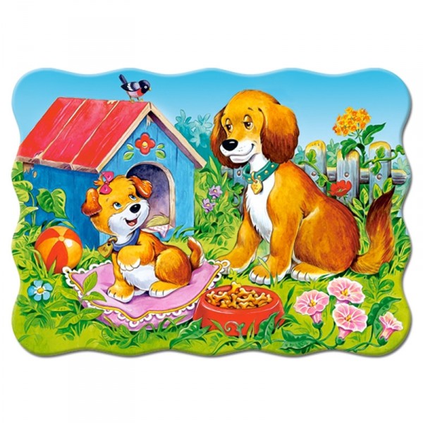 Dogs in the Garden,Puzzle 30 pieces  - Castorland-03549-1