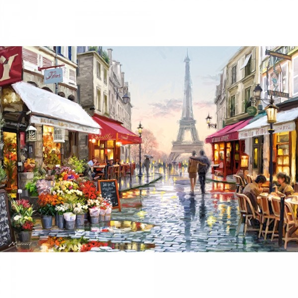 Flower Shop, Puzzle 1500 pieces  - Castorland-151288