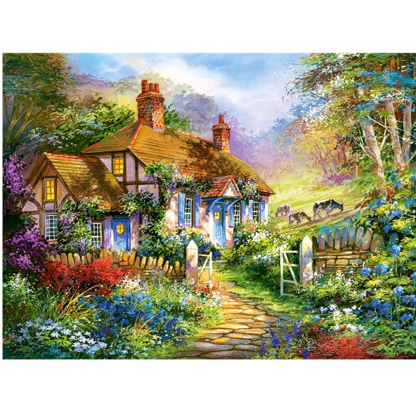Forest Cottage, Puzzle 3000 pieces  - Castorland-300402-2