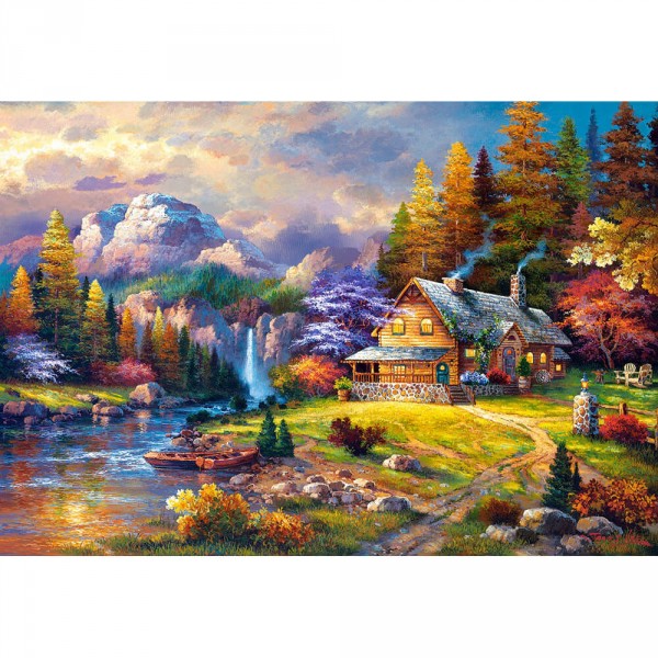 Mountain Hideaway,Puzzle 1500 pieces  - Castorland-151462-2