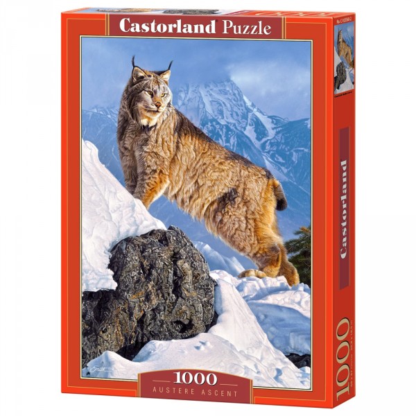 Puzzle 1000 pièces : Lynx - Castorland-103560-2