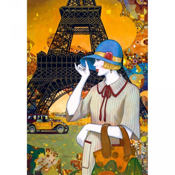 Puzzle 1000 pièces : Paris Street - Castorland-103591-2