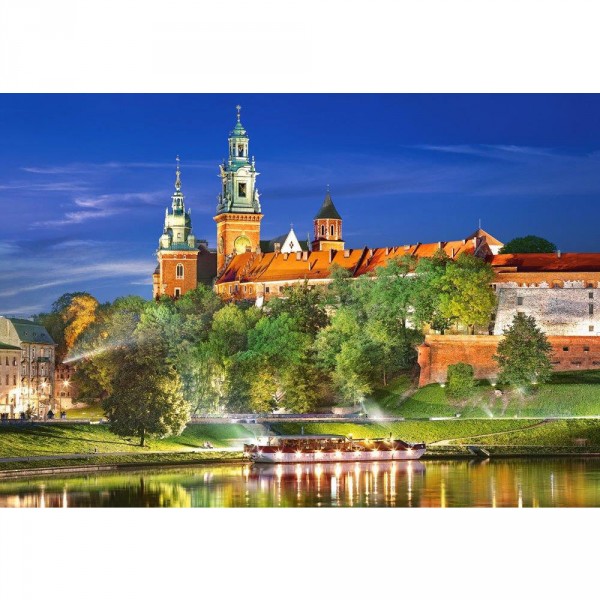 Puzzle 1000 pièces : Chateau du Wawel, Pologne - Castorland-103027