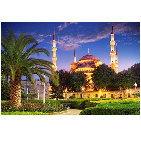 Puzzle 1000 pièces : La mosquée bleue, Turquie - Castorland-103386-2