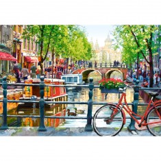 1000 Teile Puzzle: Amsterdamer Landschaft