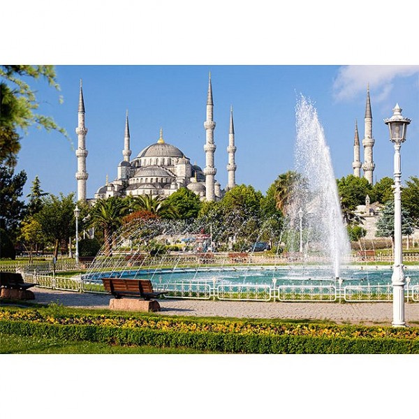Puzzle 1000 pièces : Sultan Ahmet Camii, Istanbul, Turquie - Castorland-102419