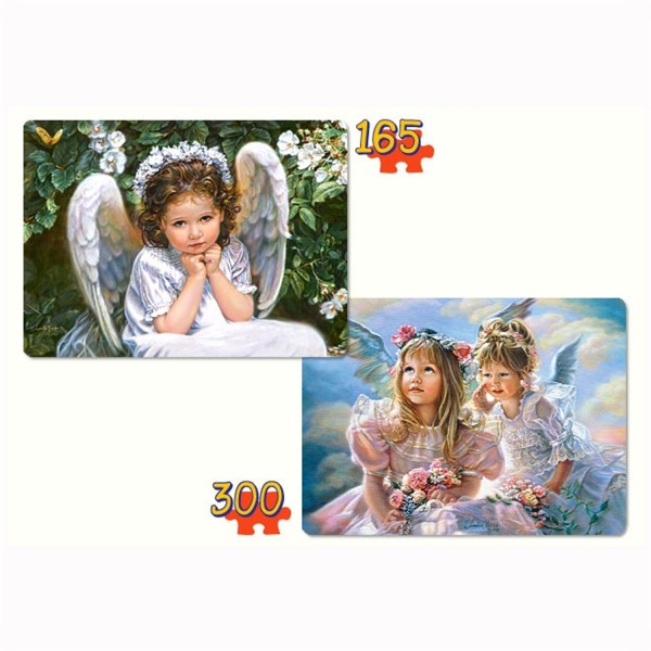 Puzzle 165 et 300 pièces : Doux anges - Castorland-021093