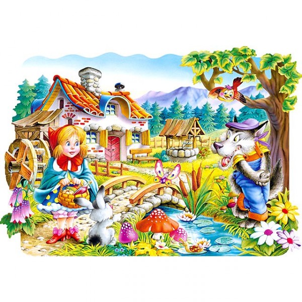Puzzle 20 pièces : Le petit chaperon rouge - Castorland-02160