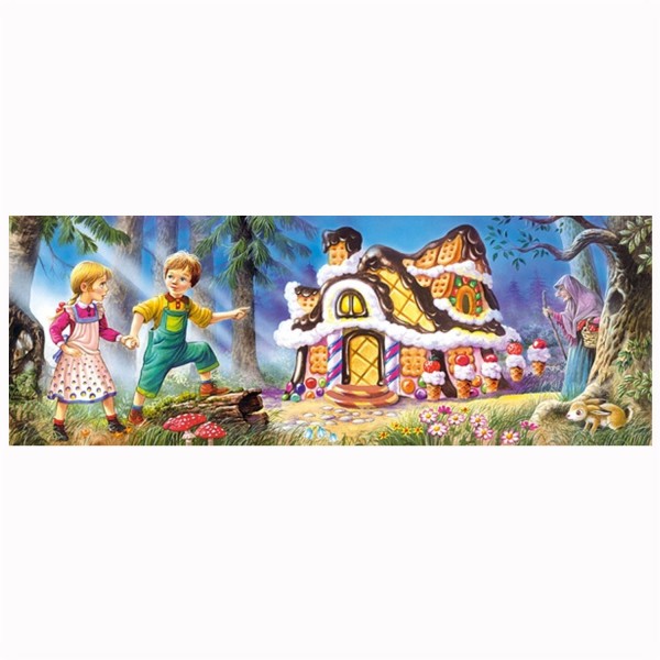 Puzzle 220 pièces panoramique : Hansel et Gretel - Castorland-22014B-3