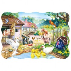 Puzzle 30 pièces : Animaux de la ferme