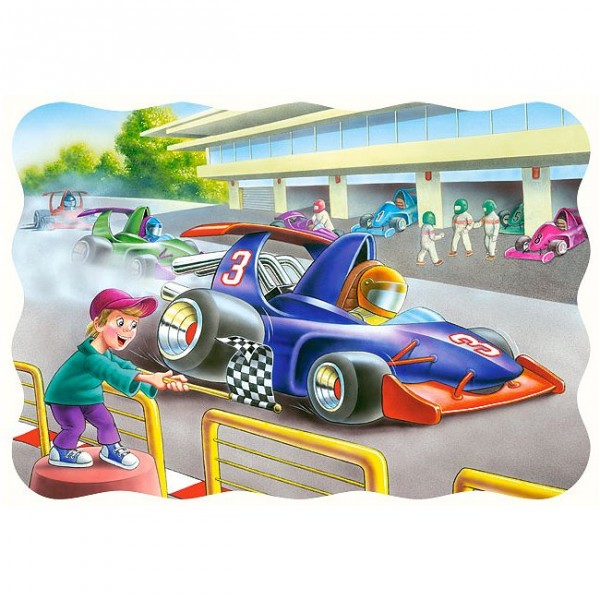 Puzzle 30 pièces : Les rois de la vitesse - Castorland-03365