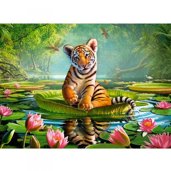 Puzzle 300 pièces : Tiger Lily - Castorland-030156