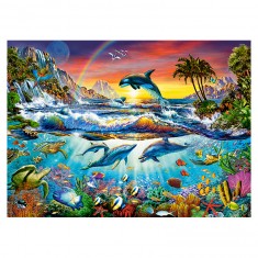 Puzzle 300 pièces : Crique paradisiaque