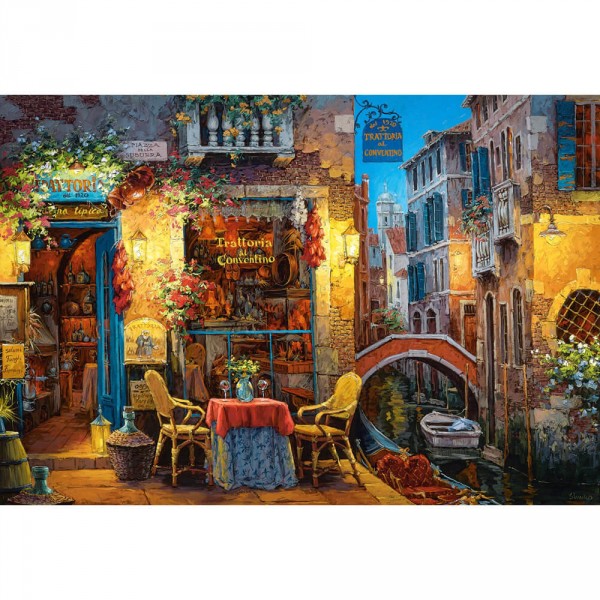 Puzzle de 3000 piezas: Nuestro lugar especial en Venecia - Castorland-300426-2