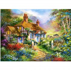 Puzzle 3000 pièces : Cottage forestier