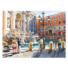 Puzzle de 3000 piezas: Fontana di Trevi, Roma