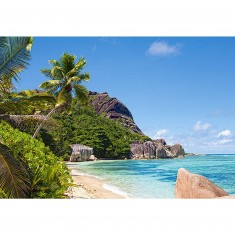 3000 Teile Puzzle - Tropischer Strand, Seychellen