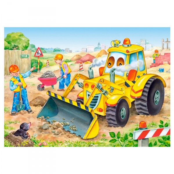 Puzzle 35 pièces : Bulldozer en action - Castorland-035168