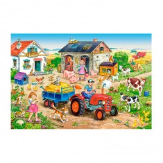 Puzzle de 40 piezas: la vida en la granja