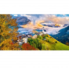 Puzzleteil mit 4000 Teile: Dorf Santa Lucia, Italien