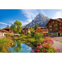 500 Teile Puzzle: Kandersteg in der Schweiz