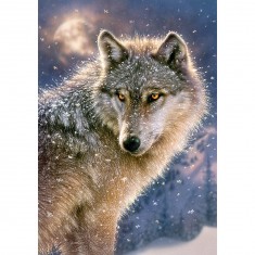 500 Teile Puzzle: Einsamer Wolf