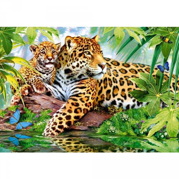 Puzzle 500 pièces : Jaguars - Castorland-52011