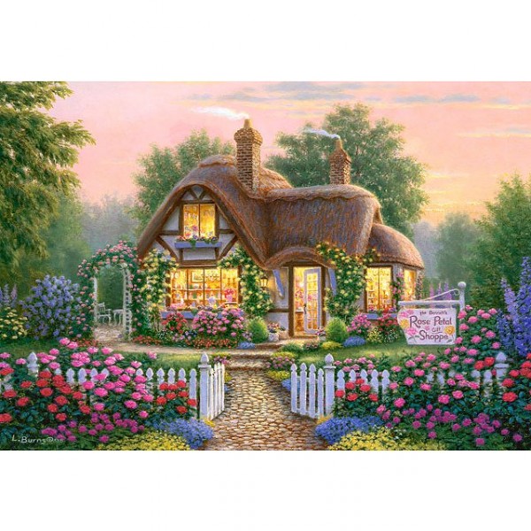 Puzzle 500 pièces : Rose Petal Gift Shoppe - Castorland-51700