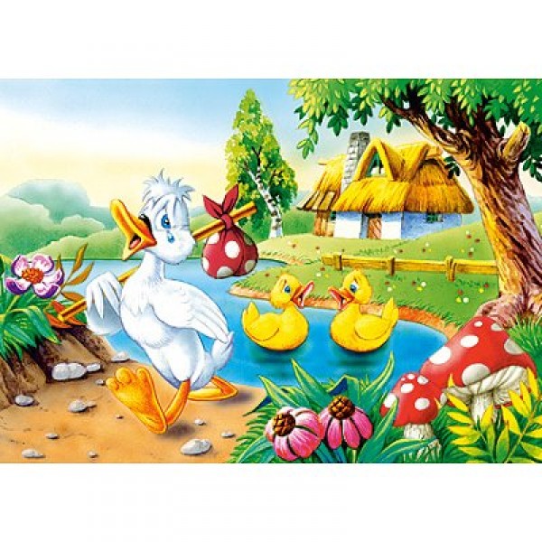 Puzzle 54 pièces - Mini puzzle : Le vilain petit canard - Castorland-08521B-9