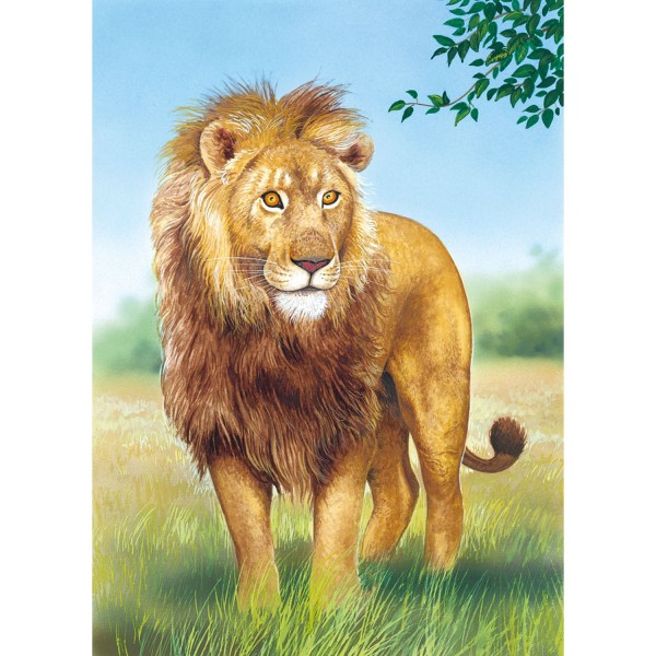 Puzzle 60 pièces - Lion - Castorland-06403