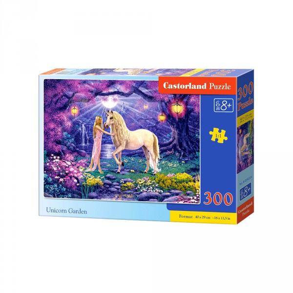 Puzzle de 300 pièces : Le jardin de la licorne - Castorland-B-030224