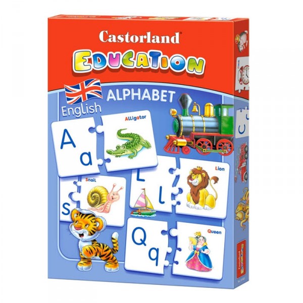 Puzzle éducatif : Alphabet Anglais - Castorland-E-043