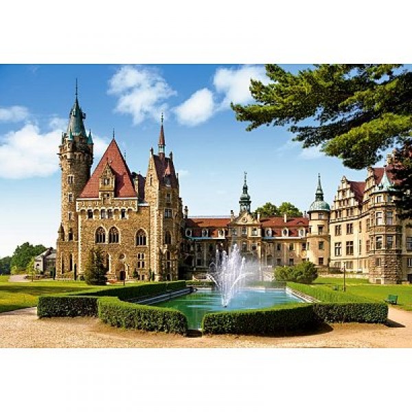 Moszna Castle - Poland - Puzzle 1500 Pieces - Castorland - Castorland-150670