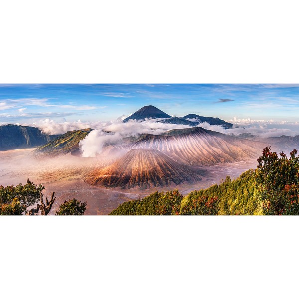 Puzzle 600 pièces :  Volcan Bromo, Indonésie - Castorland-060214