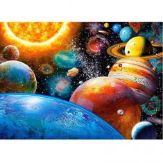 180 Teile Puzzle: Die Planeten und der Mond