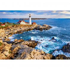 Puzzle mit 500 Teilen: Sonnenaufgang über Cape Elizabeth, USA