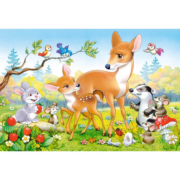 Puzzle aus 40 Maxiteilen: Little Deer - Castorland-B-040384-1