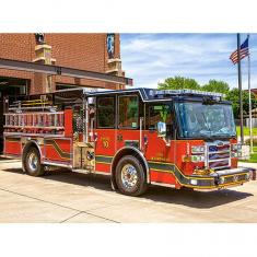 180 piece puzzle: The fire truck