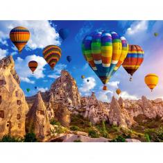 Puzzle 2000 pièces : Ballons colorés, Cappadoce 