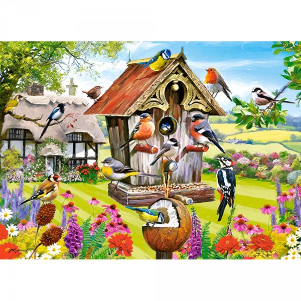 Puzzle 300 pièces : Nichoir pour oiseaux - Castorland-030248