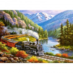 300 Teile Puzzle: Eagle River Zug