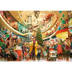 Puzzle 1500 Teile: Verrücktes Einkaufen