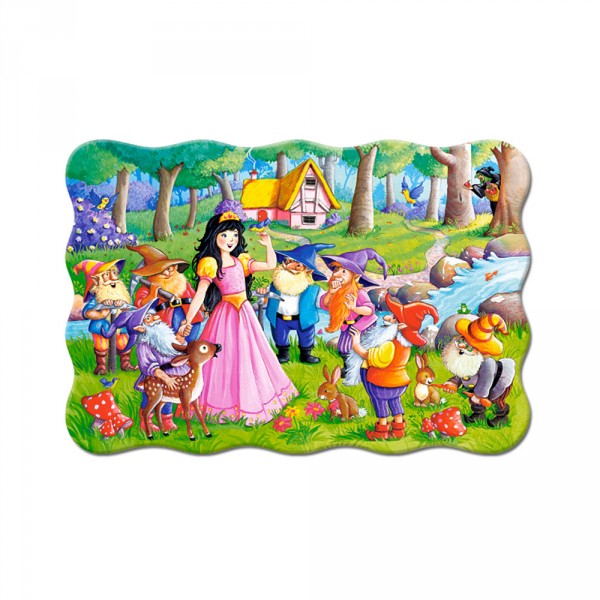 Puzzle de 20 piezas: Blancanieves y los siete enanitos - Castorland-02320-1