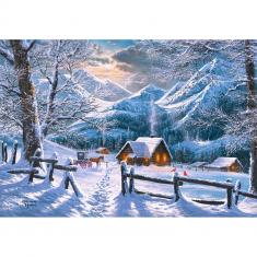 Snowy Morning - Puzzle 1500 Pieces - Castorland