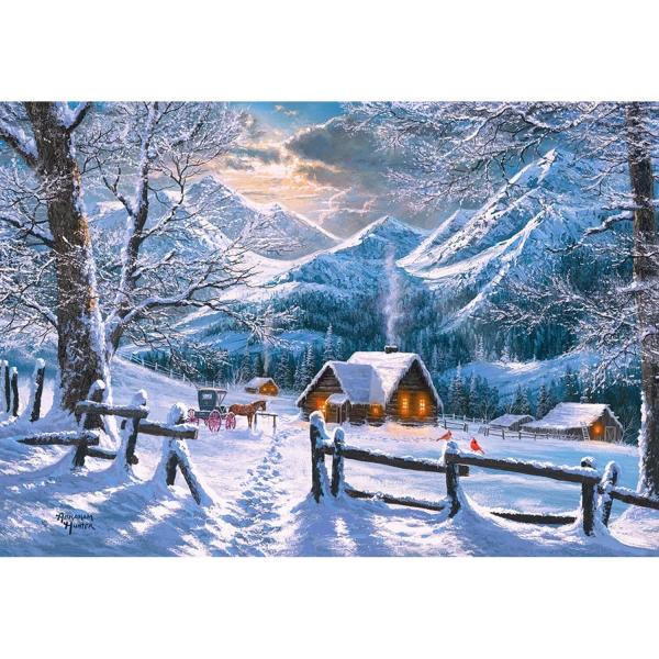 Snowy Morning - Puzzle 1500 Pieces - Castorland - Castorland-C-151905-2