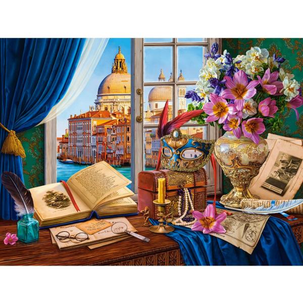 Puzzle 2000 Teile: Venezianisches Stillleben - C-200924-2