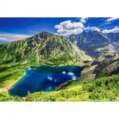 Puzzle 500 pièces : Czarny Staw Gąsienicowy, Tatras, Pologne