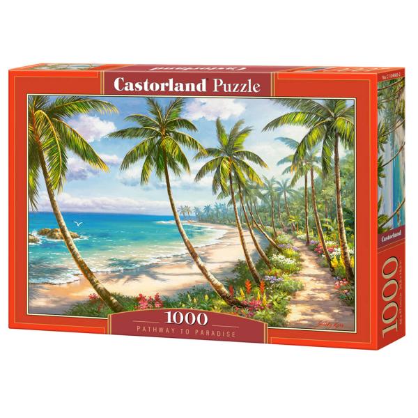 1000 Teile Puzzle: Weg ins Paradies - Castorland-C-104666-2