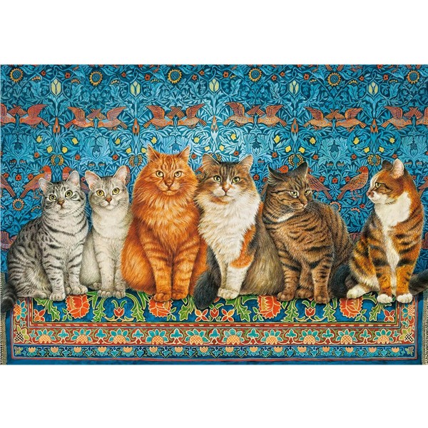 Puzzle de 500 piezas: gatos aristocráticos - Castorland-B-53469