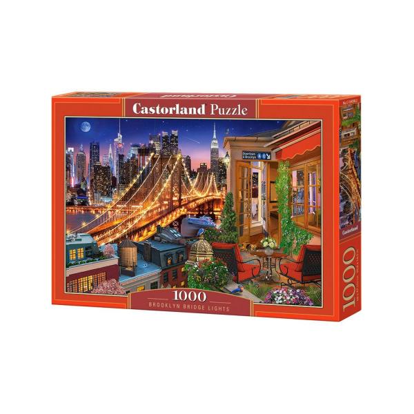 Brooklyn Bridge Lights, Puzzle 1000 pieces  - Castorland-C-104598-2